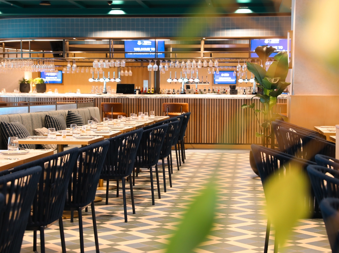 Luxury matchday hospitality suite at Everton Football Club Hill Dickinson Stadium